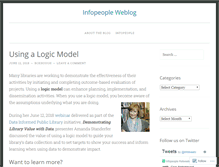 Tablet Screenshot of infoblog.infopeople.org