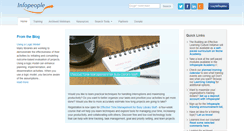 Desktop Screenshot of infopeople.org
